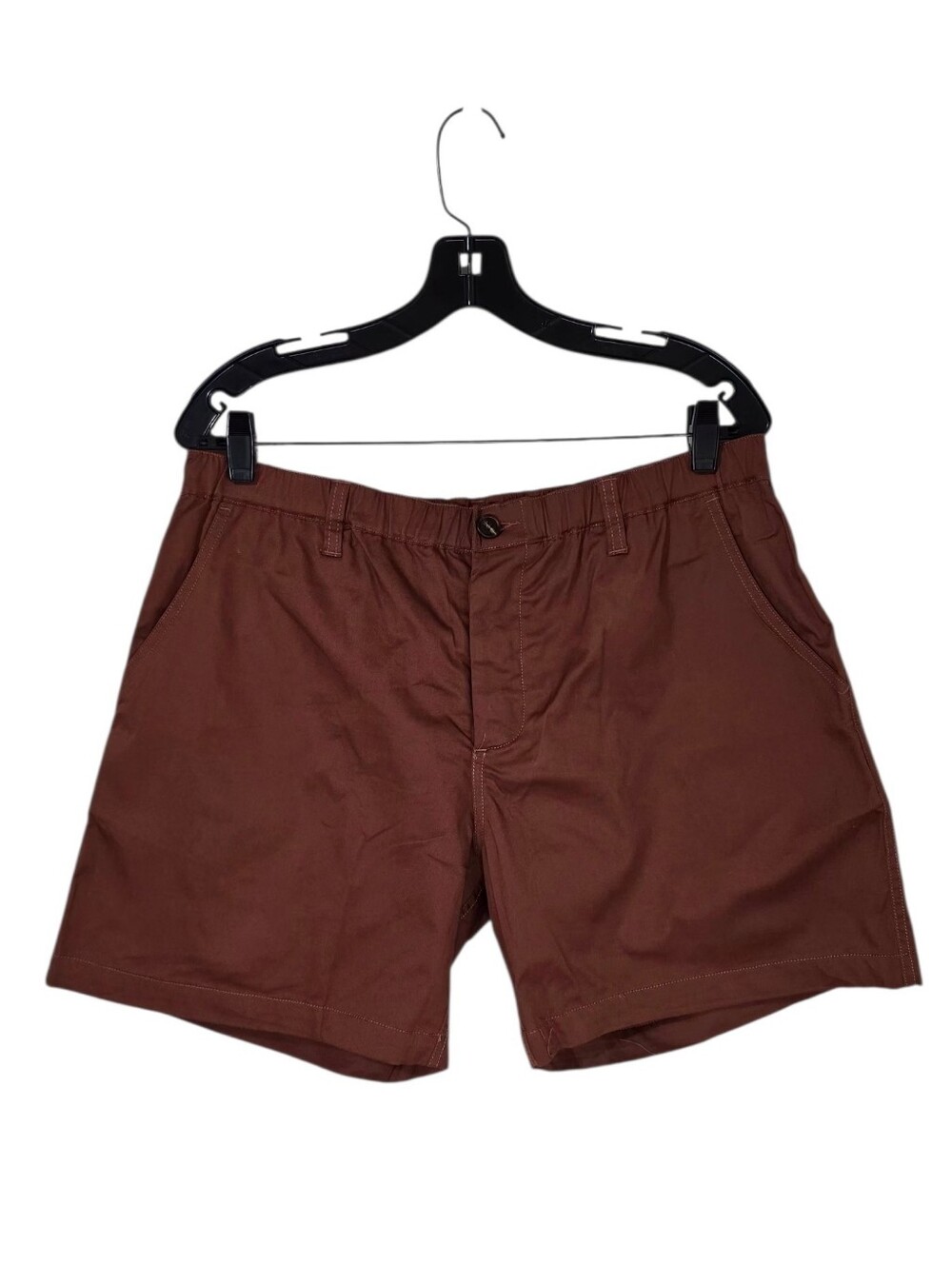 Woof Commando Shorts Men XL Rust Brown Lined 6" inseam Chino Button Fly Freeball